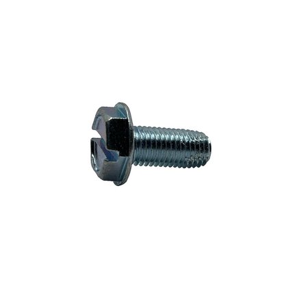 SUBURBAN BOLT AND SUPPLY #10-24 x 1/2 in Hex Hex Machine Screw, Plain Steel A0160120032HW